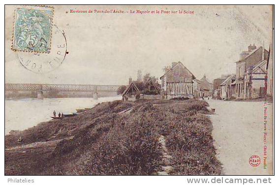 PONT DE L ARCHE  LE MANOIR  1905 - Pont-de-l'Arche