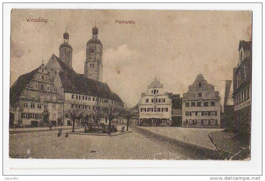 AK WEMDING Marktplatz *4980 - Wemding