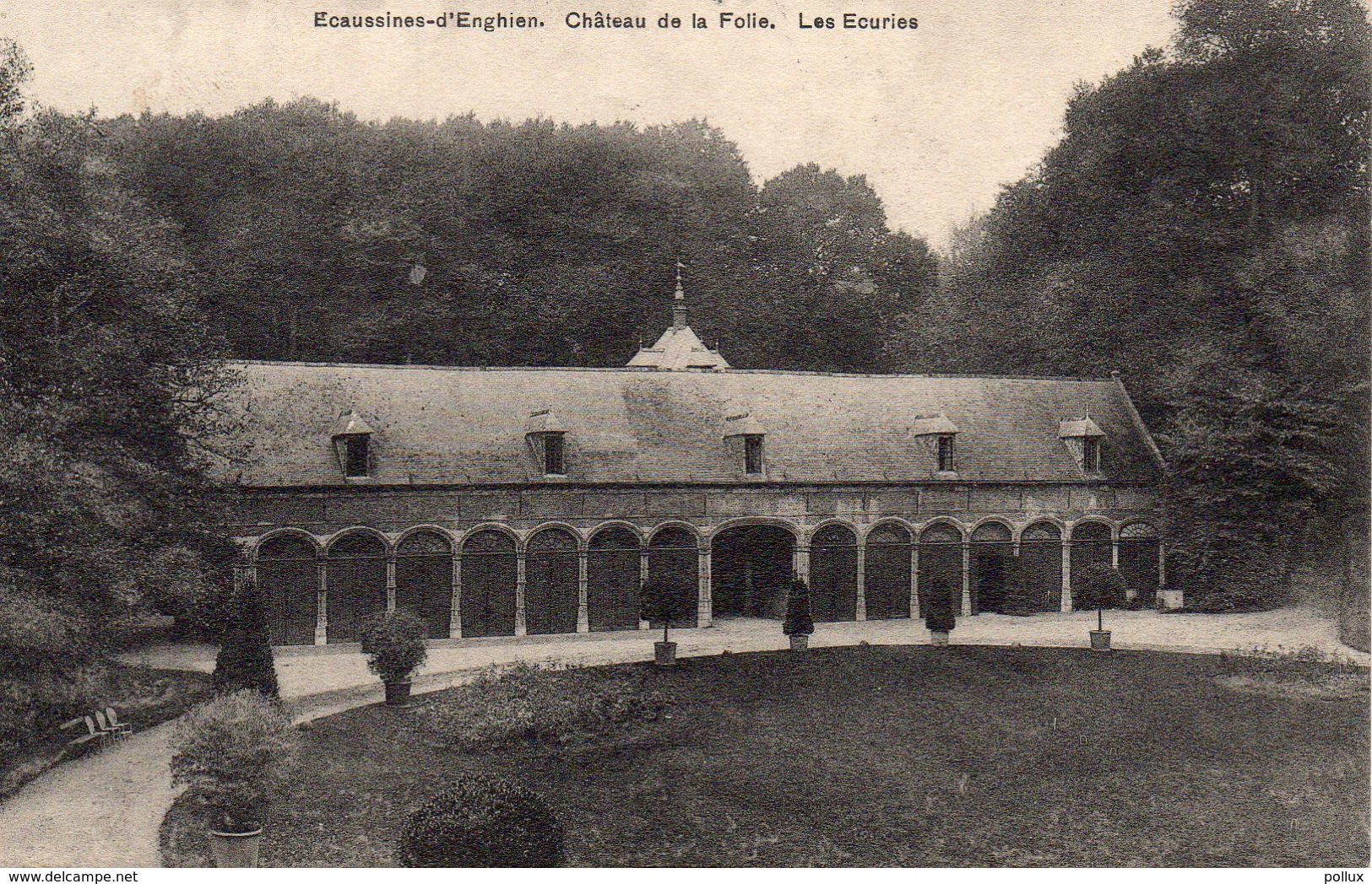Cpa   Château De La Folie , Les écuries ECAUSSINES-d'ENGHIEN ECAUSSINNES - Ecaussinnes