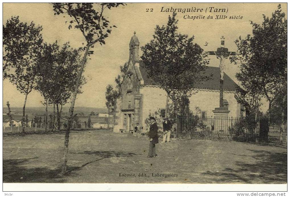 CPA (81)    LABRUGUIERE   Chapelle Du 13e Siecle - Labruguière