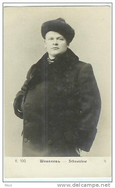 Russia Opera Singer Baritone Nikolai Shevelev 1904 - Opera