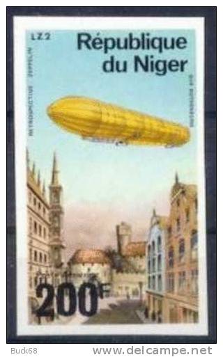 NIGER Poste Aérienne 271 ** Non Dentelé Imperforated MNH Dirigeable Zeppelin Ballon [14,00 €] - Other (Air)