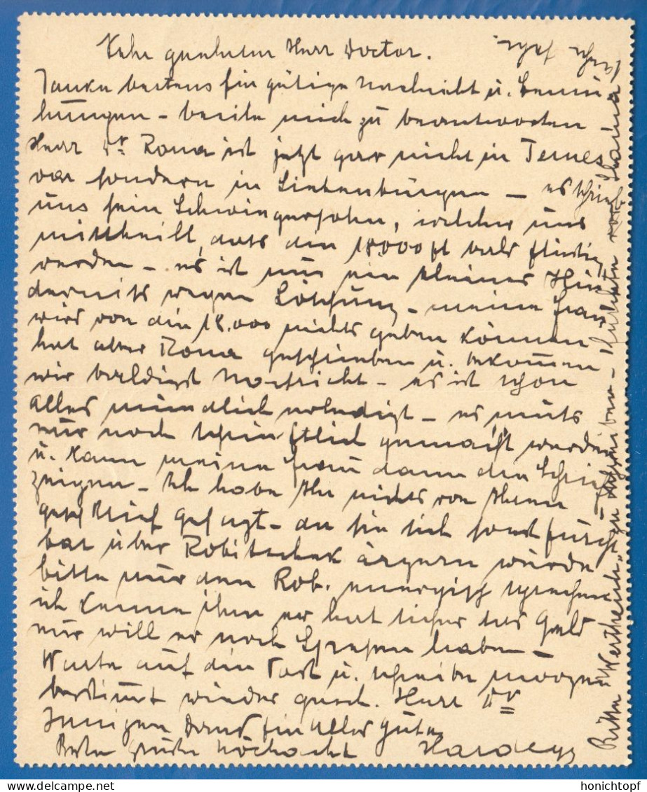 Österreich; 1903; Brief CP 10 Heller; Stempel Langenlois - Cartas-Letras