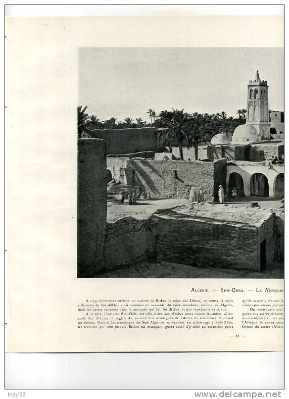 - REPROS DE PHOTOS RECTO-VERSO EDITEES DANS LES ANNEES 1910 1. SIDI-OKBA MOSQUEE 2. CHÂTEAU DE WINDSOR - Religion & Esotérisme