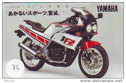 MOTOR YAMAHA Sur Telecarte Japon (76) - Voitures