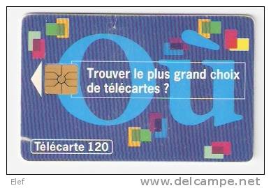 TELECARTE  120 U  ," OU Trouver Le Plus Grand Choix De TELECARTES ?" ; 1994  ; TB - Telekom-Betreiber