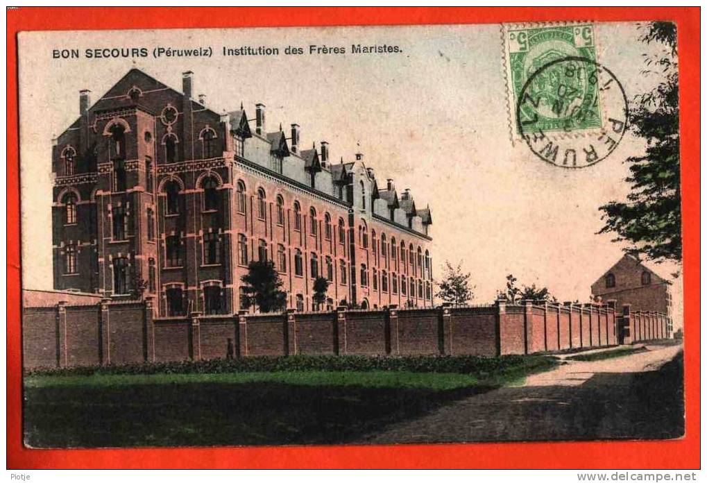 * Péruwelz (Henegouwen - Hainaut) * Près De Mons, Charleroi, Tournai, Bon Secours, Institution Des Frères Maristes,vieux - Péruwelz