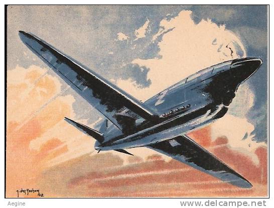 AVIATION- Ref No 226-illustrateur - Caudron - Coupe Deutsch - Course   - Bon Etat - 1946-....: Modern Era