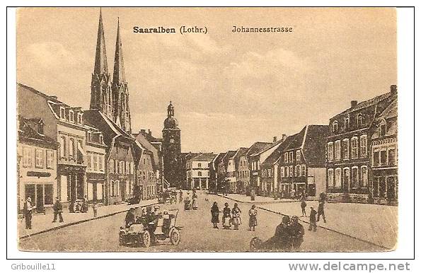 SARRALBE  -  SAARALBEN (Lothr.) -   * JOHANNSSTRASSE *  -   Editeur: ?   Numéro: ? - Sarralbe