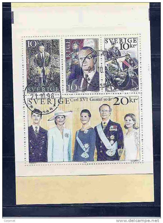 SWEDEN  - ROYAL FAMILY - CARL XVI GUSTAF - BOOKLET - CARNET - Yvert # C 1915 Complete - VF USED - 1981-..