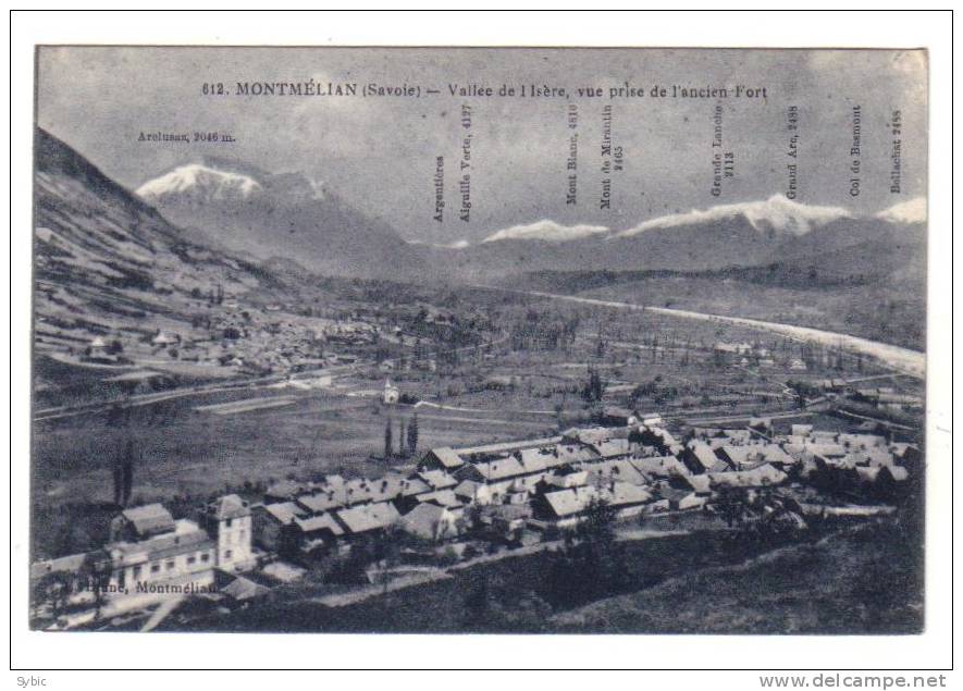 MONTMELIAN - Vallée De L'Isére , Vue Prise De L'ancien Fort - Montmelian