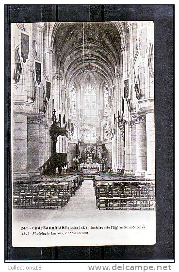 LOIRE ATLANTIQUE - Châteaubriant - Interieur De L'église Saint Nicolas - Châteaubriant