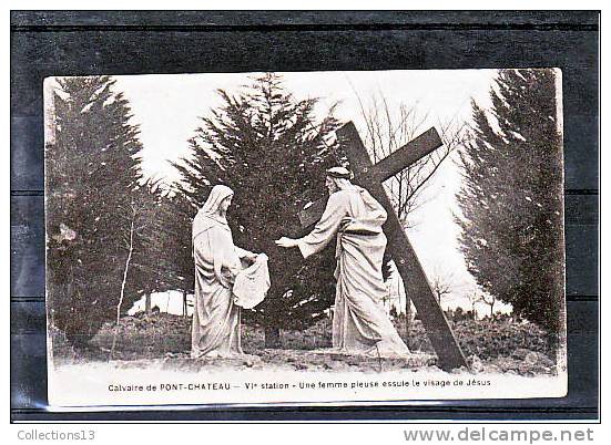 LOIRE ATLANTIQUE - Calvaire De Pontchâteau - VIè Station - Une Femme Pieuse Essuie Le Visage De Jésus - Pontchâteau