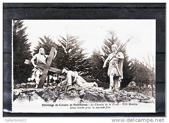 LOIRE ATLANTIQUE - Pélerinage Du Calvaire De Pontchâteau - Le Chemin De Croix - VIIè Station - Pontchâteau