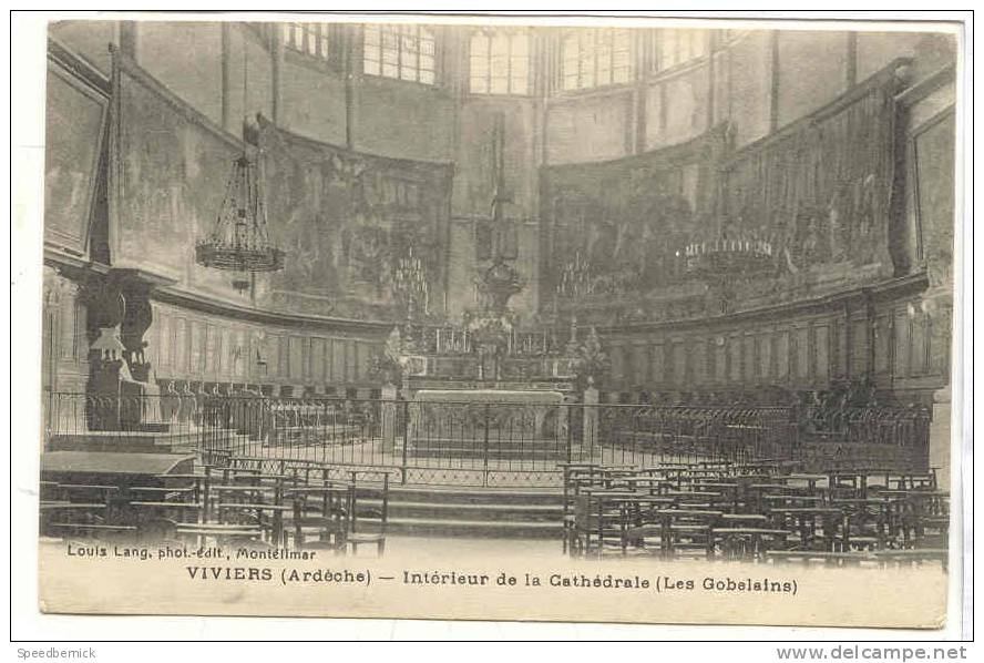 10313 VIVIERS. Intérieur De La Cathédrale (Les Gobelains). - Viviers