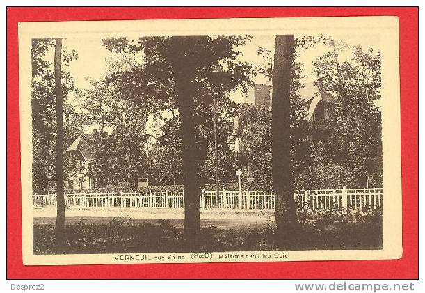 78 VERNEUIL SUR SEINE Cpa Maisons Dans Les Bois - Verneuil Sur Seine