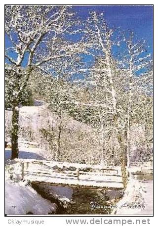 Carte De Bellevaux (le Pont Blotti Sous La Neige) - Bellevaux