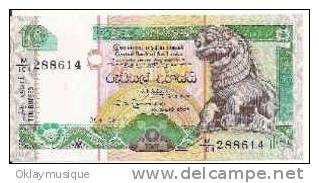 Billet Du Sri Lanka 10 Rupées 1994 - Sri Lanka