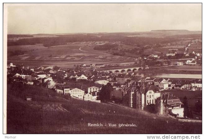 REMICH Vue Générale Carte Photo - Remich