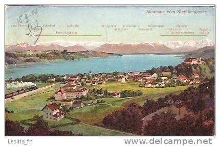 CPA - PANORAMA VOM STARNBERGERSEE - 5412 - Starnberg