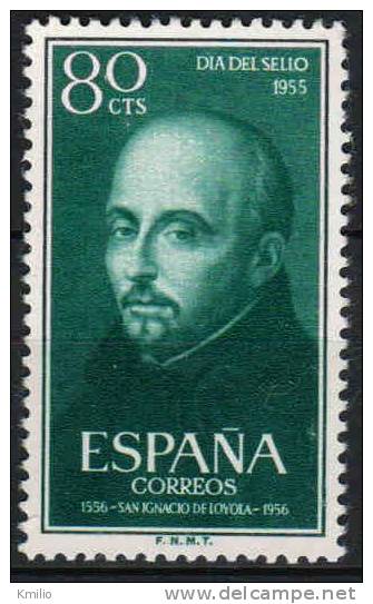 Edifil 1168** 1955 Loyola 80cts En Nuevo Sin Charnela - Unused Stamps