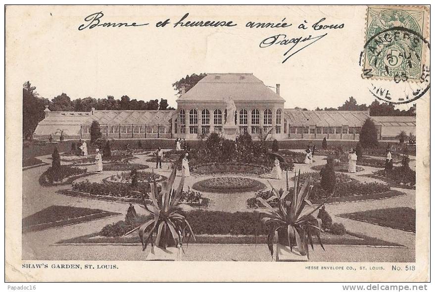 USA - MO - Shaw's Garden, St. Louis - (precursor / Précurseur / Circulated / Circulée 2006) - St Louis – Missouri