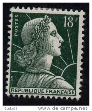 FRANCE "MARIANNE DE MULLER" - 1955-1961 Marianne Of Muller