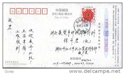 Jianghan Hydroelectric Power Station   , Pre-stamped Card ,postal Stationery - Agua