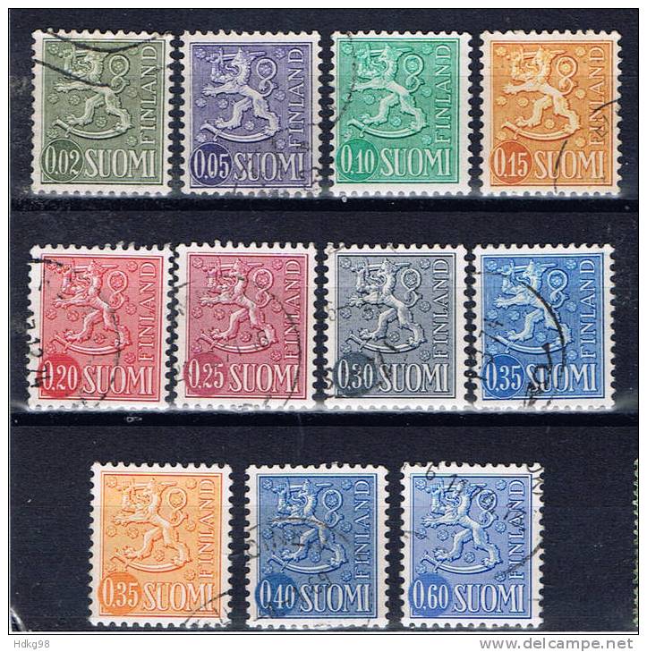 FIN Finnland 1963 Mi 556ff - Used Stamps