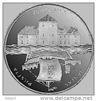 Latvia - 1 Lats Silver Coin  City Ventspils 31.47 Gramm  2000 Year - Lettonia