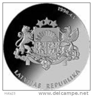 Latvia - 1 Lats Silver Coin Rebirth Of The State -  2007 Year - Lettonie