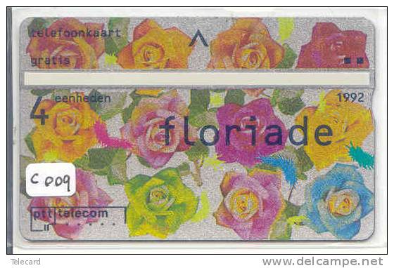 Telecarte C-009 LANDIS&GYR  NETHERLANDS MINT FLORIADE 4 UNITS - GSM-Kaarten, Bijvulling & Vooraf Betaalde