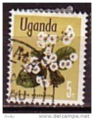 D0384 - OUGANDA UGANDA Yv N°82 FLEURS FLOWERS - Uganda (1962-...)