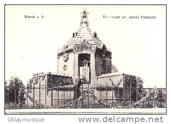 Carte De Woerth (monument De L'armée Française) - Woerth