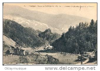 Carte De Route De Grenoble à Vizille (l'arrivée à Uriage-les-bains Et Le Château) - Uriage