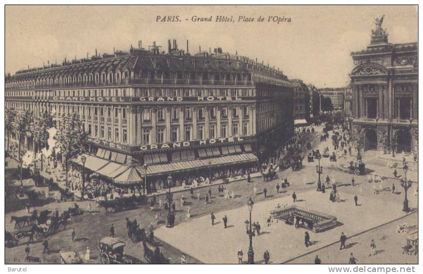 PARIS 02 - Place De L´Opéra : "Grand Hôtel" - Paris (02)