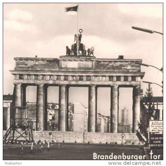 POSTKARTE BERLIN NACH 13.08.1961 BERLINER MAUER BERNAUER STRASSE STRESEMANNSTRASSE CHECKPOINT CHARLIE VERSÖHNUNGSKIRCHE - Berlin Wall