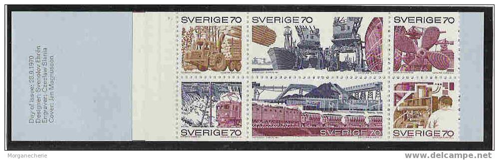 SVERIGE; SWEDEN; 1970 CARNET FEUILLET MI  MH 26 ** - 1951-80