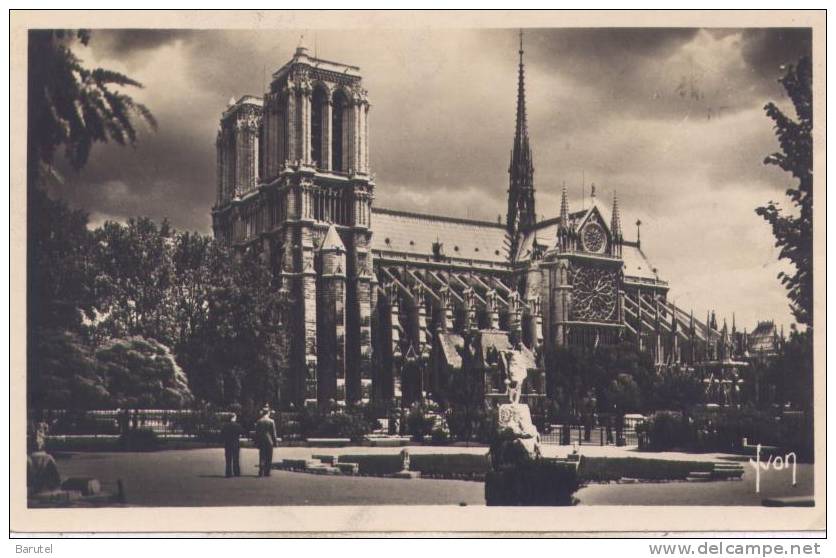 PARIS 02 - Notre-Dame, Vue Du Square R. Viviani - Paris (02)