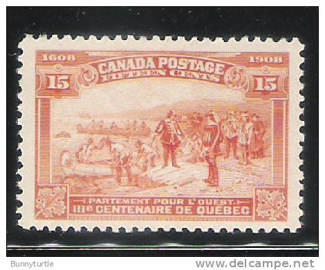 Canada 1908 Quebec Tercentenary Issue 15c MH Rare - Unused Stamps