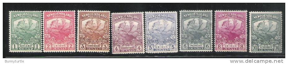 Newfoundland 1919 Trail Of The Caribou Issue MH - 1908-1947