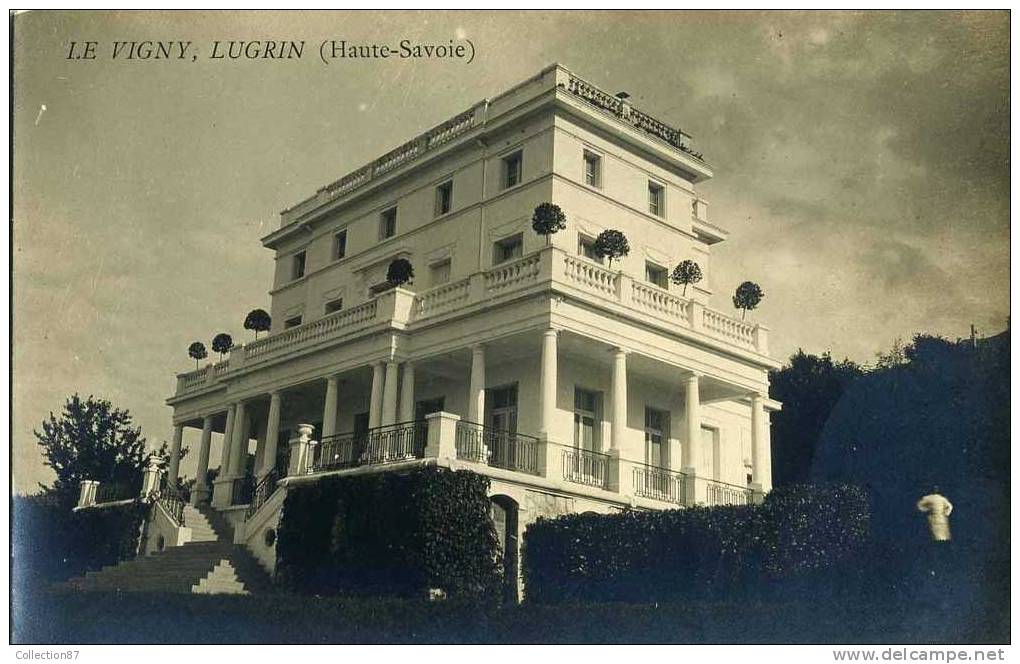 74 - HAUTE SAVOIE - LE VIGNY - LUGRIN - VILLA - MAISON BOURGEOISE - CARTE PHOTO - Lugrin