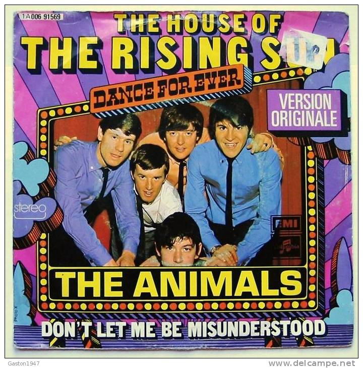 THE ANIMALS - The House Of The Rising Sun (V.0.) - Don't Let Me Be Misunderstood. - Disco, Pop