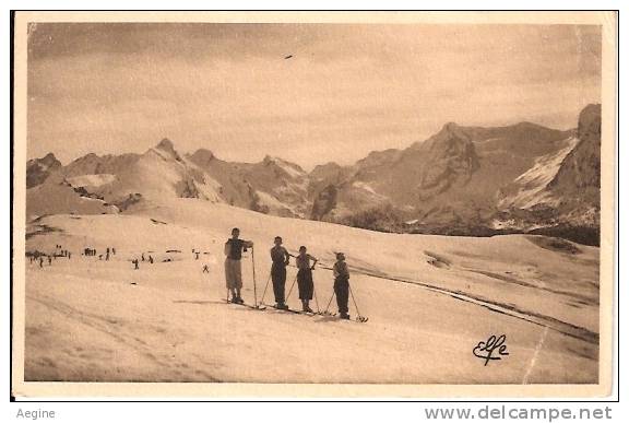 SPORTS D HIVER- Ski-skis- Ref No 44- Pyrenees Ocean- Sports D Hiver Au Col D Aubisque - - Wintersport