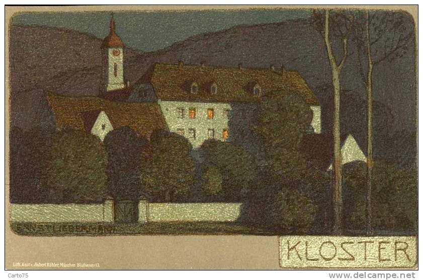 ILLUSTRATEUR - Ernst Liebermann - Kloster - Lith. Hubert Köhler - Liebermann, Ernst