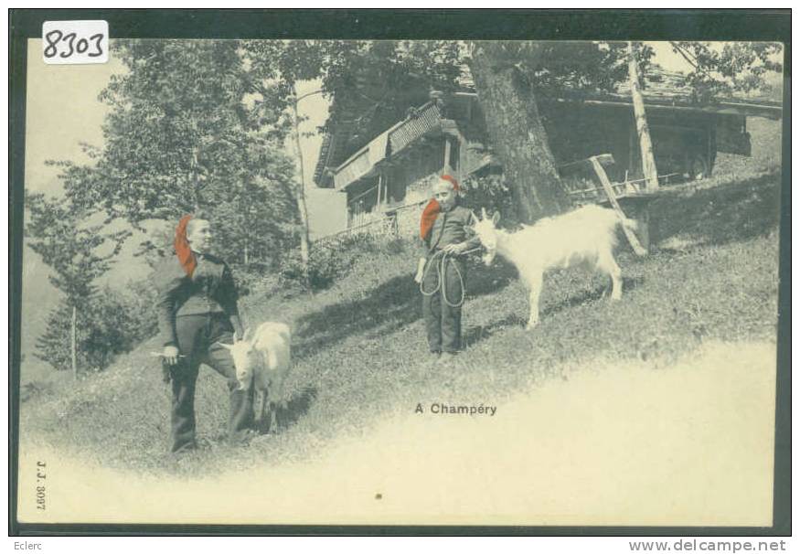 PAYSANNES DE CHAMPERY - TB - Champéry