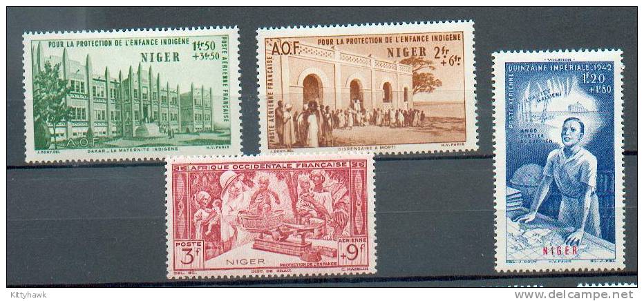 NIG 78 - YT PA 6 à 9 * - Unused Stamps