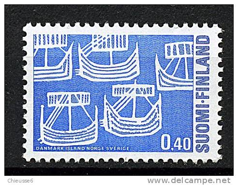 Finlande ** N° 620 - Cent. De La Communauté Scandinave - Unused Stamps
