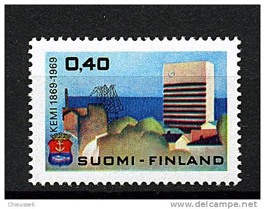 Finlande ** N° 621 - Cent. De La Ville De Kemi - Unused Stamps