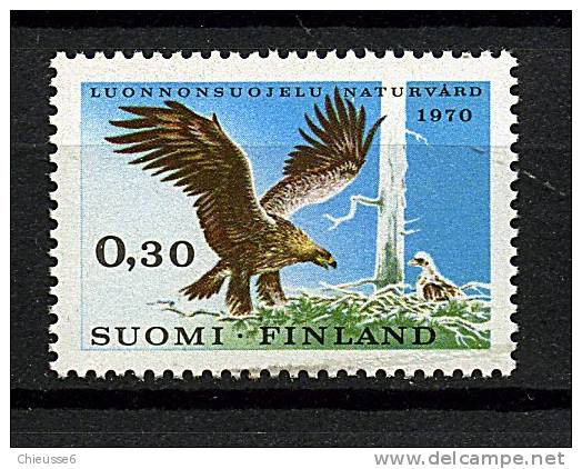 Finlande ** N° 633  - Aigle Royal - Unused Stamps